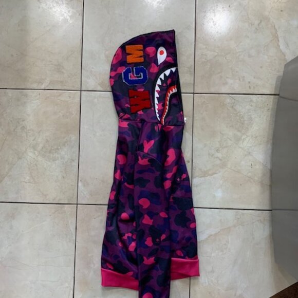 WOMENS  FAKE BAPE HOODIE - Picture 4 of 4